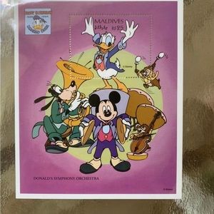 DISNEY Donald's Symphony Orchestra Stamp
